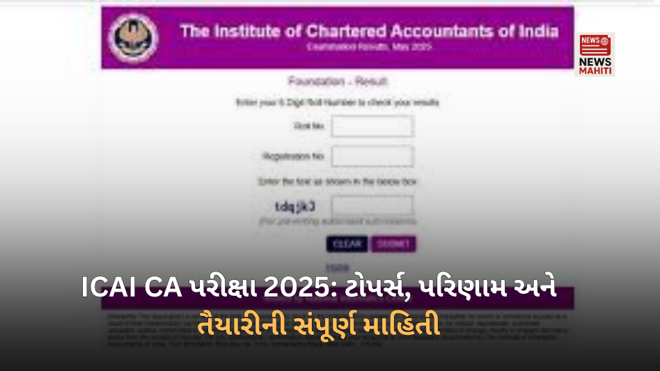ICAI CA Result 2025