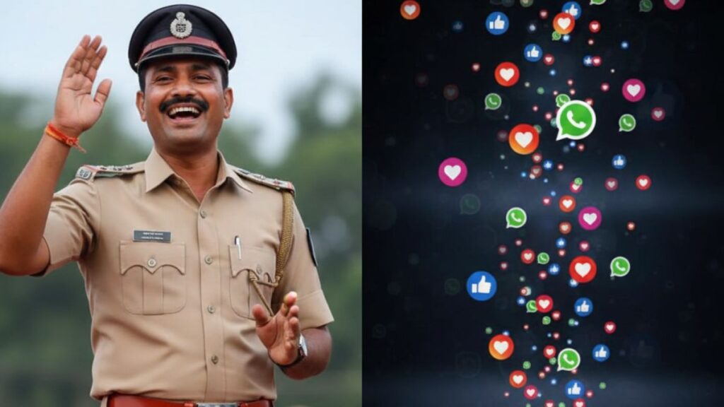 Funny viral video of a constable singing Duha