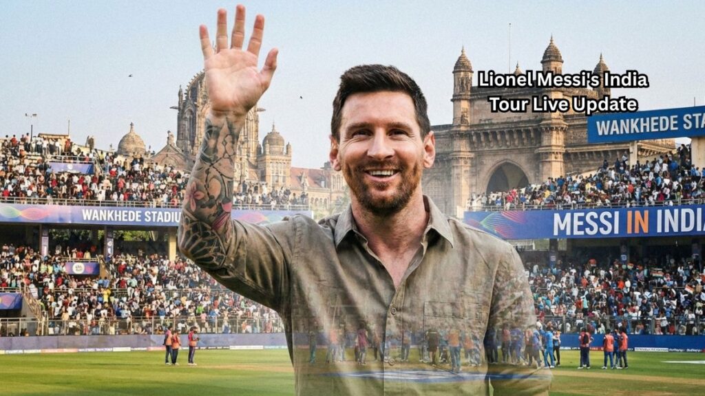 Lionel Messi's India Tour Live Update