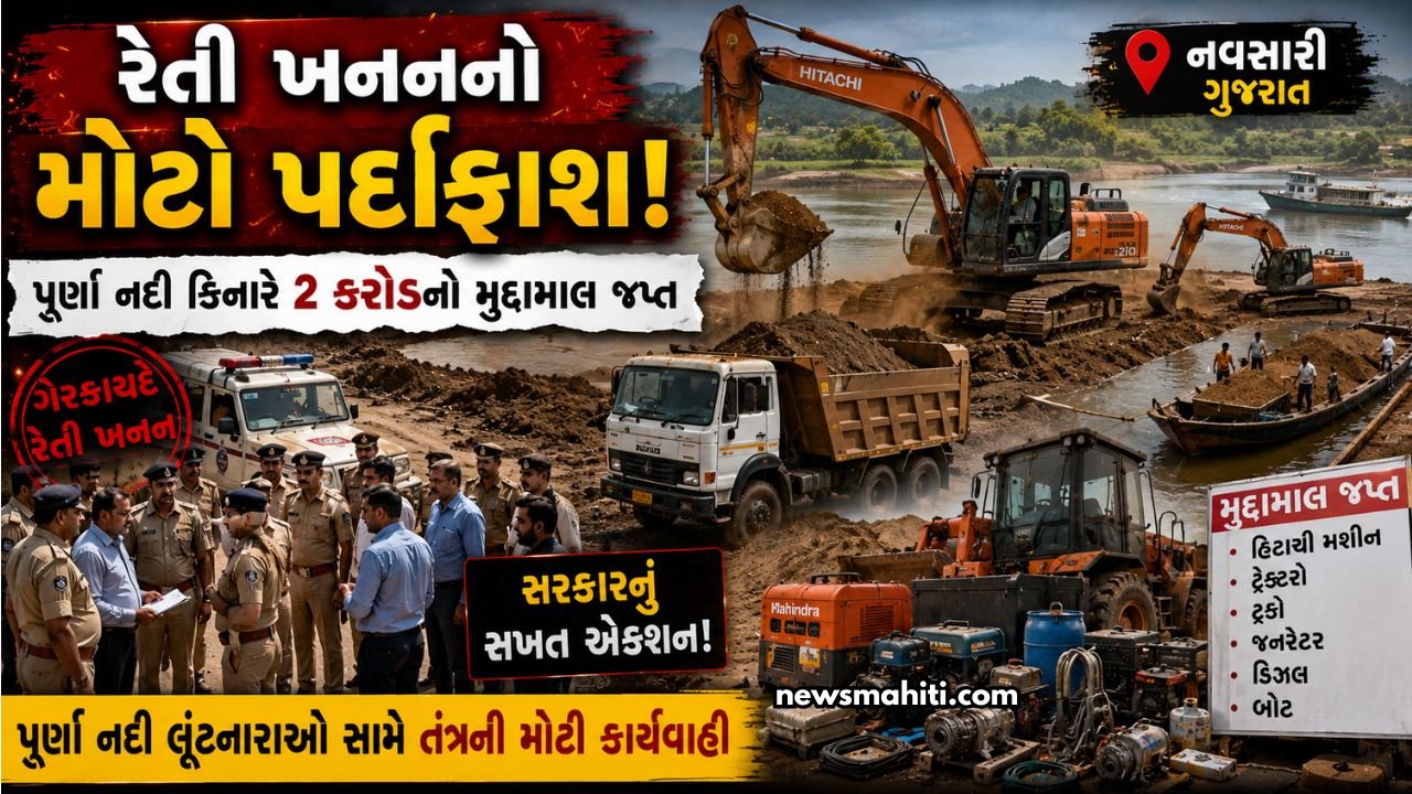 Navsari Illegal Sand Mining